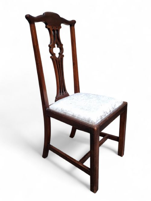 ANTIQUE EDWARDIAN MAHOGANY DINING CHAIRS SET OF 3 C1910 - ADDITIONAL PHOTO 3