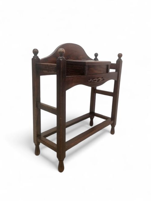 ANTIQUE EDWARDIAN UMBRELLA STAND CARVED DETAILING - ADDITIONAL PHOTO 3