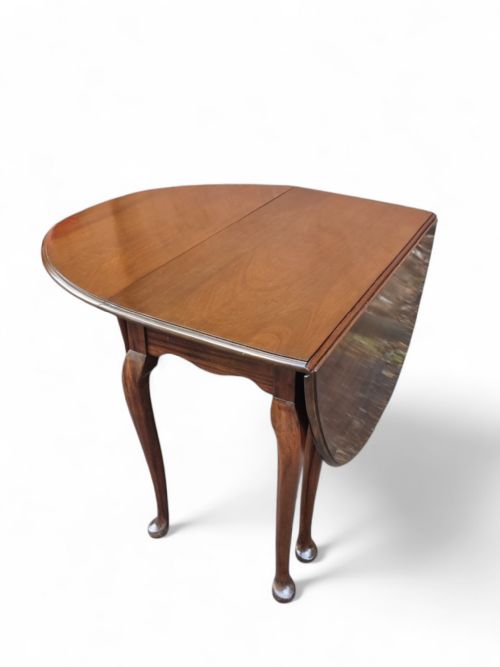ANTIQUE VICTORIAN MAHOGANY DROP LEAF TABLE ENGLISH 19TH CENTURY - ADDITIONAL PHOTO 1