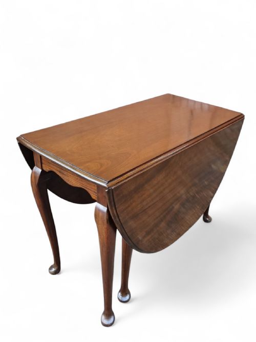 ANTIQUE VICTORIAN MAHOGANY DROP LEAF TABLE ENGLISH 19TH CENTURY - ADDITIONAL PHOTO 7
