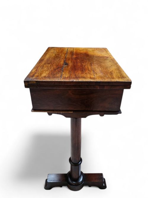 ANTIQUE VICTORIAN ROSEWOOD WORK TABLE SEWING TABLE MID19TH CENTURY - ADDITIONAL PHOTO 8