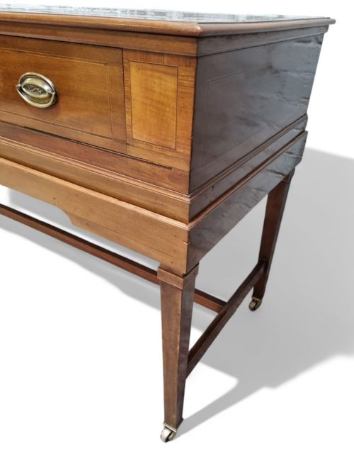 ANTIQUE LARGE GEORGIAN DRESSER SOLID MAHOGANY C1830 - ADDITIONAL PHOTO 4