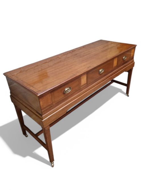 ANTIQUE LARGE GEORGIAN DRESSER SOLID MAHOGANY C1830 - ADDITIONAL PHOTO 8