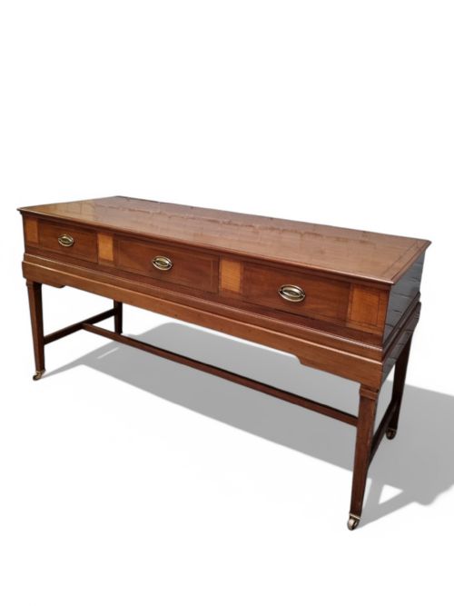 ANTIQUE LARGE GEORGIAN DRESSER SOLID MAHOGANY C1830 - ADDITIONAL PHOTO 9