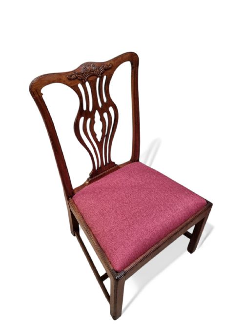 ANTIQUE GEORGIAN MAHOGANY DINING CHAIR C1800S - ADDITIONAL PHOTO 3