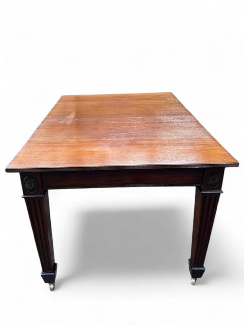 ANTIQUE EDWARDIAN MAHOGANY DINING TABLE EXTENDABLE EARLY 20TH CENTURY - ADDITIONAL PHOTO 10