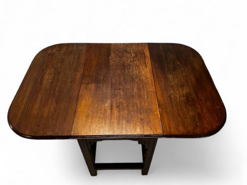 VINTAGE MAHOGANY DROP LEAF TABLE GATELEG DESIGN C1930S - ADDITIONAL PHOTO 6