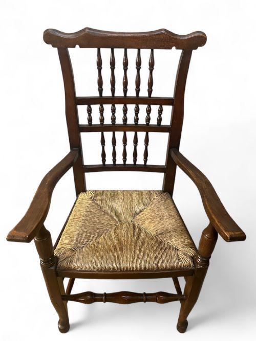 ANTIQUE GEORGIAN SPINDLE BACK DINING CHAIRS SET OF SIX C1800 - ADDITIONAL PHOTO 1