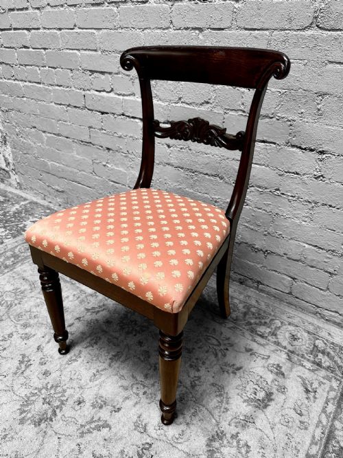 ANTIQUE REGENCY BEECH SIDE CHAIRS SET OF FOUR C1820 - ADDITIONAL PHOTO 9