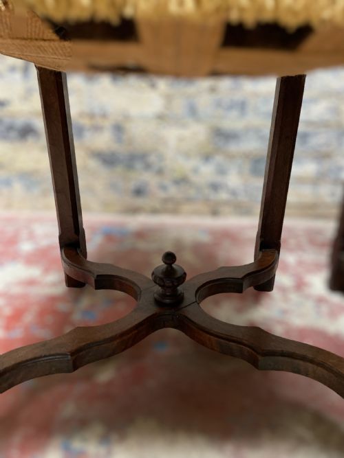 ANTIQUE 19TH CENTURY SIDE CHAIRS HAND CARVED MAHOGANY - ADDITIONAL PHOTO 5