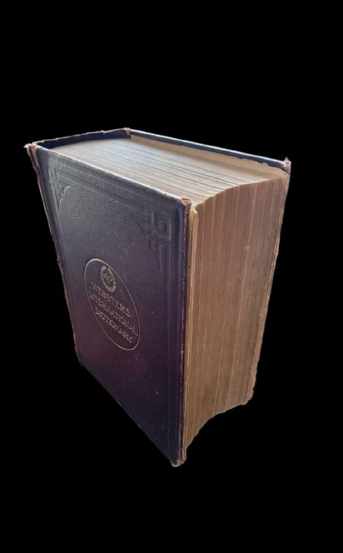 ANTIQUE WEBSTERS INTERNATIONAL DICTIONARY OF THE ENGLISH LANGUAGE 1907 EDITION - ADDITIONAL PHOTO 1