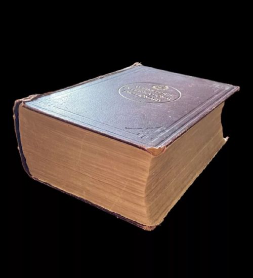 ANTIQUE WEBSTERS INTERNATIONAL DICTIONARY OF THE ENGLISH LANGUAGE 1907 EDITION - ADDITIONAL PHOTO 4