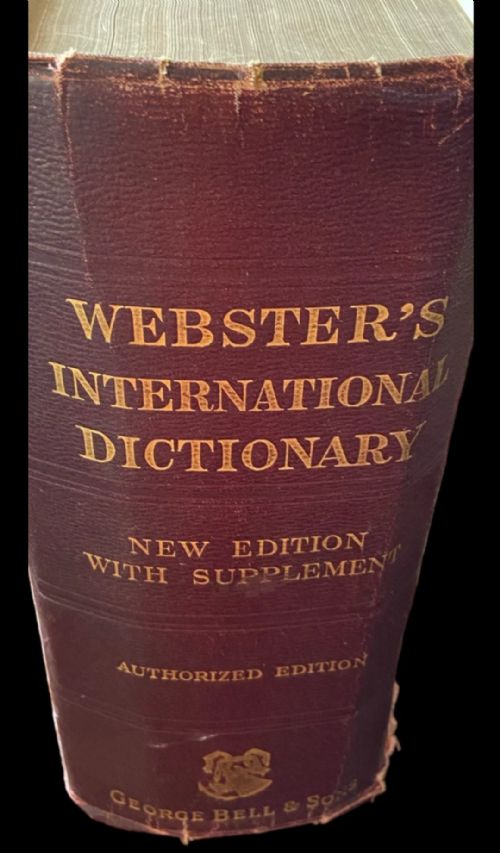 ANTIQUE WEBSTERS INTERNATIONAL DICTIONARY OF THE ENGLISH LANGUAGE 1907 EDITION - ADDITIONAL PHOTO 9