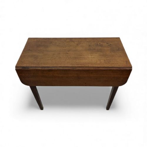 ANTIQUE OAK DROP LEAF KITCHEN TABLE C1920 - ADDITIONAL PHOTO 5