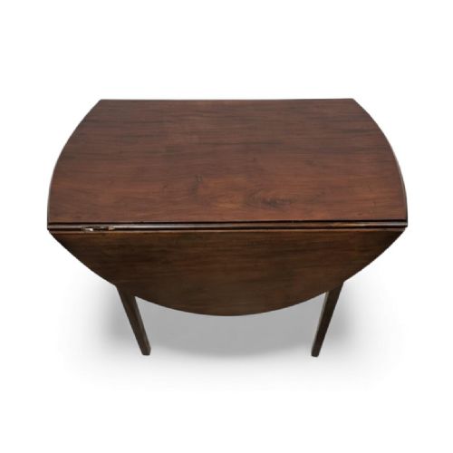 ANTIQUE DROPLEAF TABLE SOLID MAHOGANY C1910 - ADDITIONAL PHOTO 6