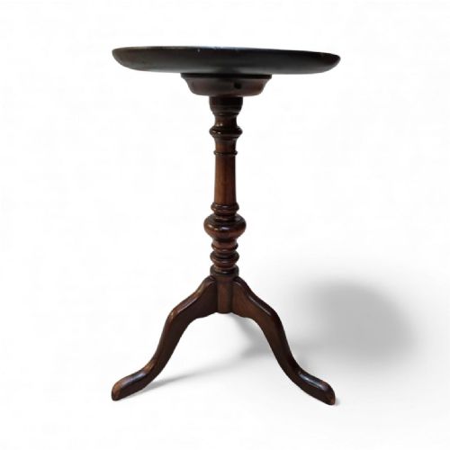 ANTIQUE EDWARDIAN WINE TABLE 1910S SOLID WOOD LOVELY PATINA - ADDITIONAL PHOTO 1