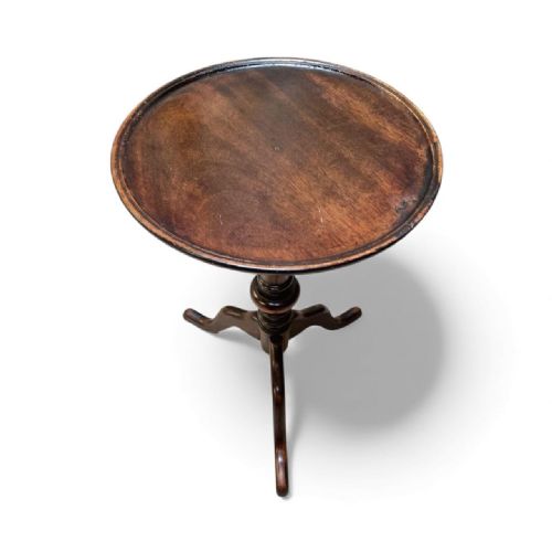 ANTIQUE EDWARDIAN WINE TABLE 1910S SOLID WOOD LOVELY PATINA - ADDITIONAL PHOTO 4