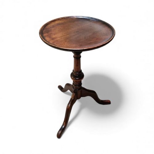 ANTIQUE EDWARDIAN WINE TABLE 1910S SOLID WOOD LOVELY PATINA - ADDITIONAL PHOTO 7