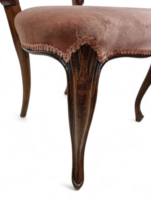 ANTIQUE VICTORIAN BALLOONBACK CHAIRS SET OF 2 C 18801900 CARVED DETAILS - ADDITIONAL PHOTO 10