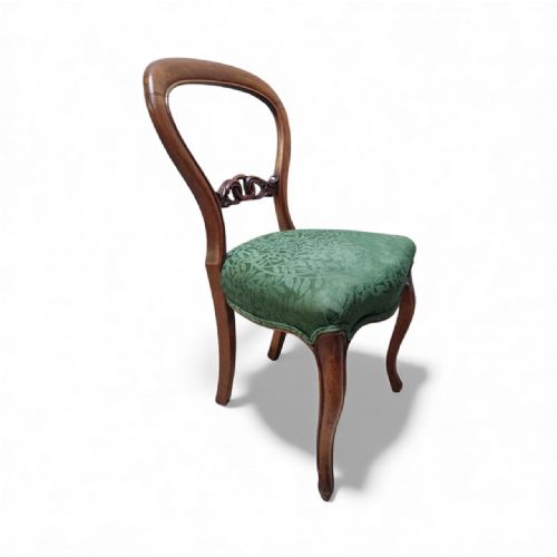 ANTIQUE VICTORIAN REVIVAL DINING CHAIRS C1890 SET OF 6 - ADDITIONAL PHOTO 1
