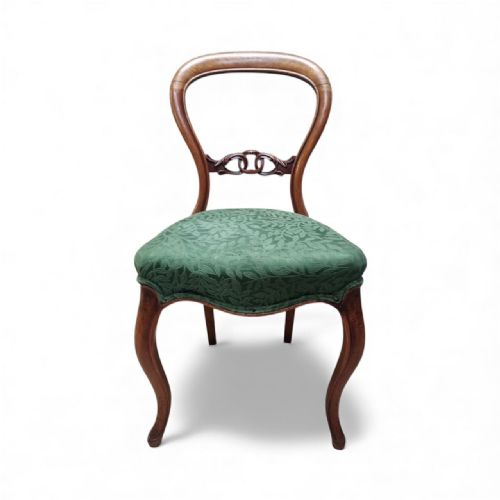 ANTIQUE VICTORIAN REVIVAL DINING CHAIRS C1890 SET OF 6 - ADDITIONAL PHOTO 4