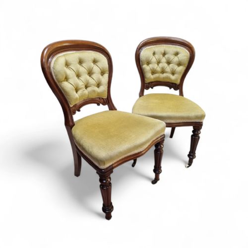 ANTIQUE VICTORIAN DINING CHAIRS BY BLYTH SONS SET OF 6 C 1890 - ADDITIONAL PHOTO 6