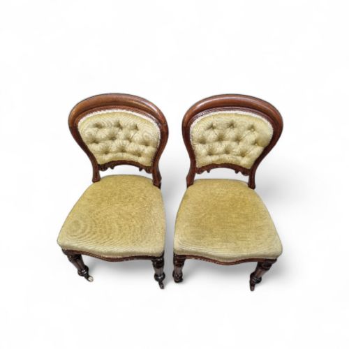 ANTIQUE VICTORIAN DINING CHAIRS BY BLYTH SONS SET OF 6 C 1890 - ADDITIONAL PHOTO 10