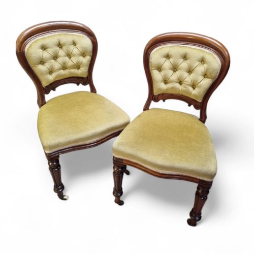 ANTIQUE VICTORIAN DINING CHAIRS BY BLYTH SONS SET OF 6 C 1890 - ADDITIONAL PHOTO 12