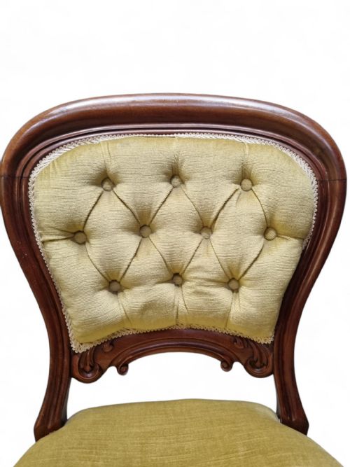 ANTIQUE VICTORIAN DINING CHAIRS BY BLYTH SONS SET OF 6 C 1890 - ADDITIONAL PHOTO 13