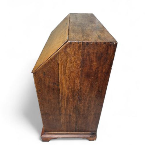 ANTIQUE VICTORIAN OAK WRITING BUREAU C1850 - ADDITIONAL PHOTO 7