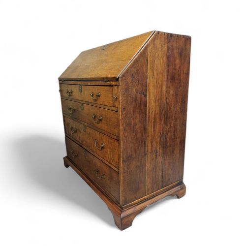 ANTIQUE VICTORIAN OAK WRITING BUREAU C1850 - ADDITIONAL PHOTO 8