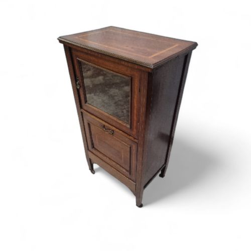 VINTAGE MAHOGANY MUSIC CABINET C1930 - ADDITIONAL PHOTO 2