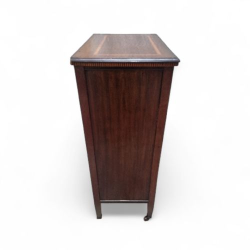 VINTAGE MAHOGANY MUSIC CABINET C1930 - ADDITIONAL PHOTO 6