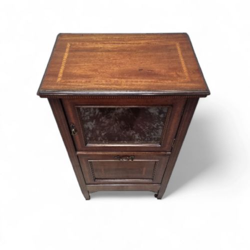 VINTAGE MAHOGANY MUSIC CABINET C1930 - ADDITIONAL PHOTO 10