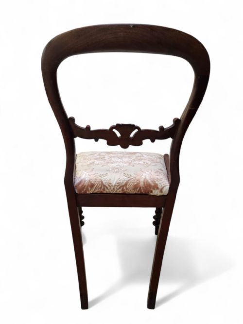 ANTIQUE PAIR OF VICTORIAN BALLOON BACK SIDE CHAIRS C18601880 - ADDITIONAL PHOTO 5