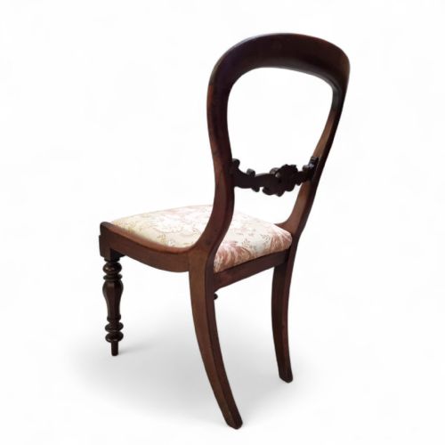 ANTIQUE PAIR OF VICTORIAN BALLOON BACK SIDE CHAIRS C18601880 - ADDITIONAL PHOTO 6
