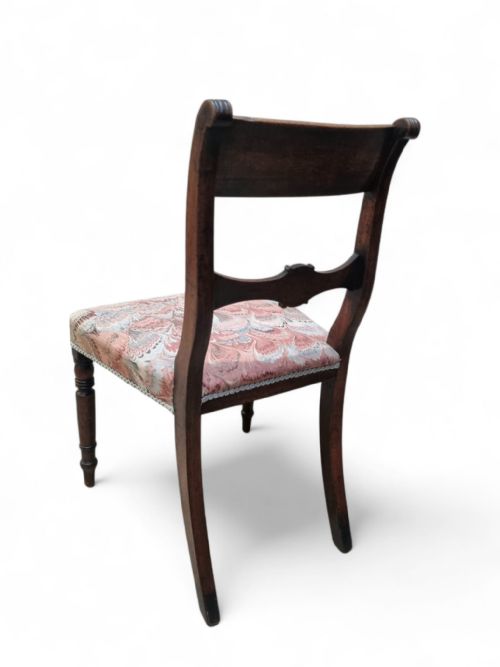 ANTIQUE VICTORIAN CARVED SIDE CHAIRS SET OF THREE C1870 - ADDITIONAL PHOTO 1