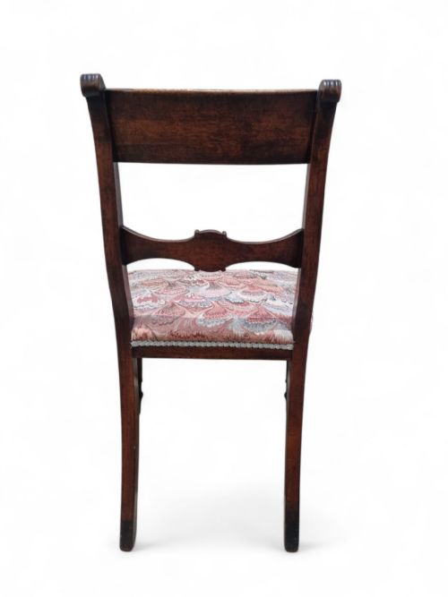 ANTIQUE VICTORIAN CARVED SIDE CHAIRS SET OF THREE C1870 - ADDITIONAL PHOTO 3