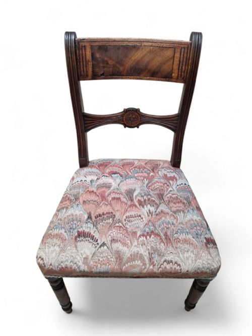 ANTIQUE VICTORIAN CARVED SIDE CHAIRS SET OF THREE C1870 - ADDITIONAL PHOTO 8
