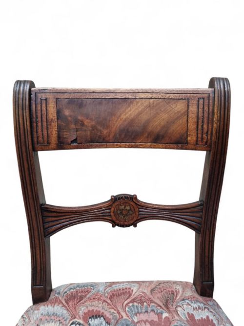 ANTIQUE VICTORIAN CARVED SIDE CHAIRS SET OF THREE C1870 - ADDITIONAL PHOTO 9
