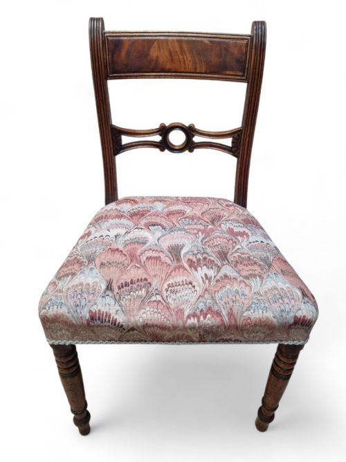 ANTIQUE WOODEN DINING CHAIRS C1880 SET OF 2 - ADDITIONAL PHOTO 2