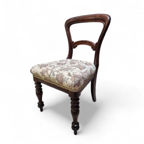 VICTORIAN DINING CHAIRS SET OF 6 C1880 - ADDITIONAL PHOTO 3