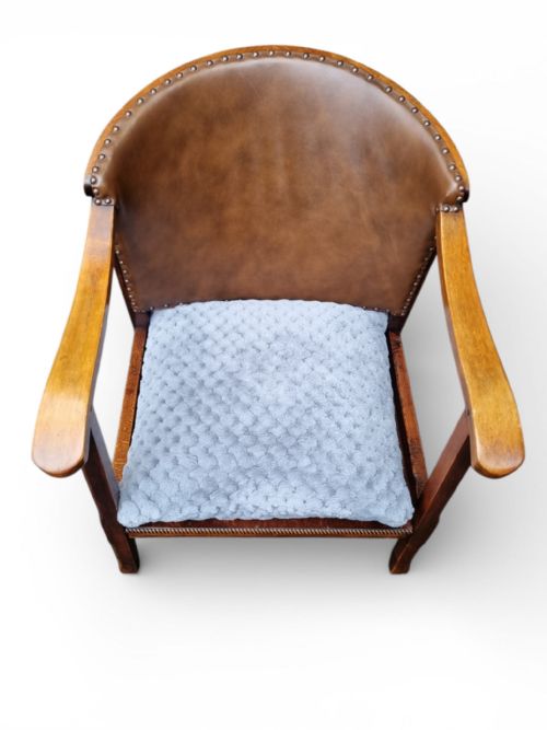 VINTAGE LOW ARMCHAIR C 1930 - ADDITIONAL PHOTO 2