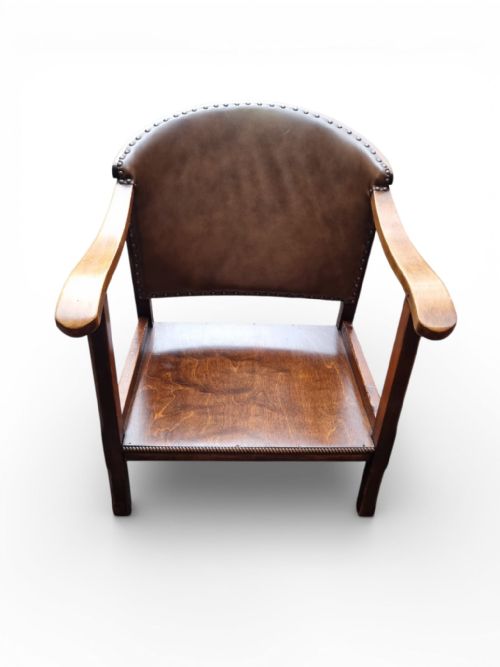 VINTAGE LOW ARMCHAIR C 1930 - ADDITIONAL PHOTO 8