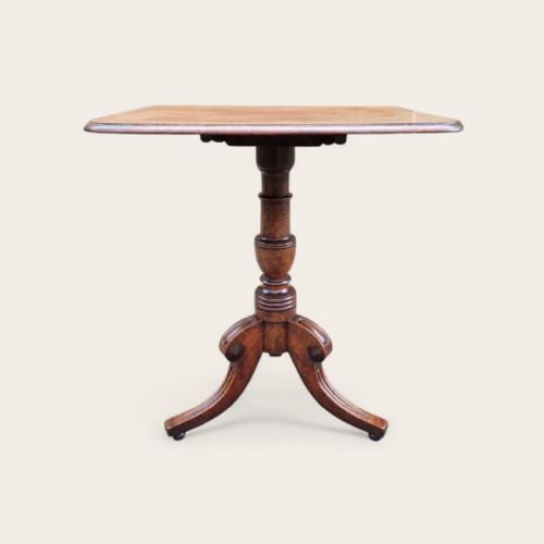 ANTIQUE EDWARDIAN MAHOGANY TILT TOP OCCASIONAL TABLE TRIPOD BASE C1910 - ADDITIONAL PHOTO 1
