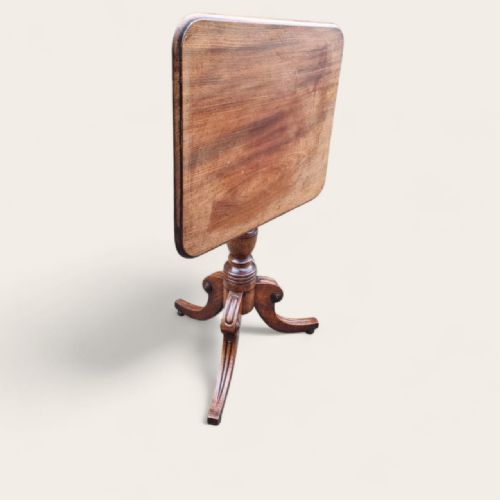 ANTIQUE EDWARDIAN MAHOGANY TILT TOP OCCASIONAL TABLE TRIPOD BASE C1910 - ADDITIONAL PHOTO 2