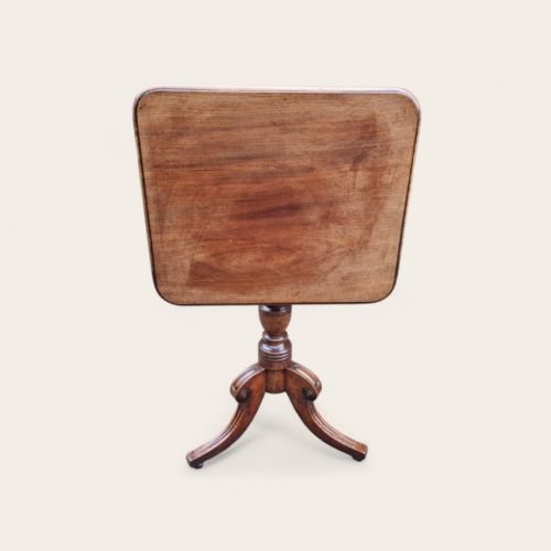 ANTIQUE EDWARDIAN MAHOGANY TILT TOP OCCASIONAL TABLE TRIPOD BASE C1910 - ADDITIONAL PHOTO 3