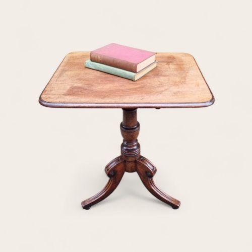 ANTIQUE EDWARDIAN MAHOGANY TILT TOP OCCASIONAL TABLE TRIPOD BASE C1910 - ADDITIONAL PHOTO 4
