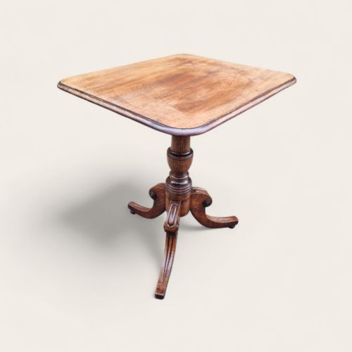 ANTIQUE EDWARDIAN MAHOGANY TILT TOP OCCASIONAL TABLE TRIPOD BASE C1910 - ADDITIONAL PHOTO 5