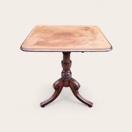ANTIQUE EDWARDIAN MAHOGANY TILT TOP OCCASIONAL TABLE TRIPOD BASE C1910 - ADDITIONAL PHOTO 9